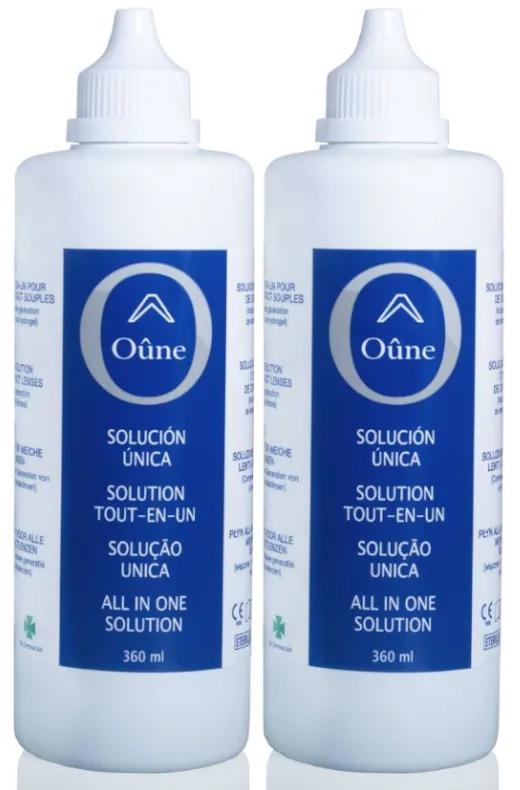 Oune Lentilles de Contact Solution Unique 2x360 ml