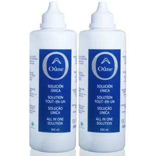 Lentes de contato de solução única Oune 2x360 ml