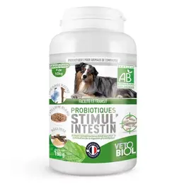 Vetobiol Probiotiques Stimul'Intestin Grand Chien Bio 160g