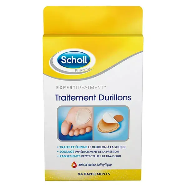 Scholl Expert Treatment Pansement Durillons Coricides 4 unités