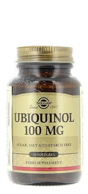 Solgar UBIQUINOL 100 mg 50 comprimidos