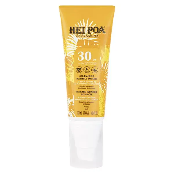 Hei Poa Gel-in-Oil Invisible Body Sun Care SPF30 100ml