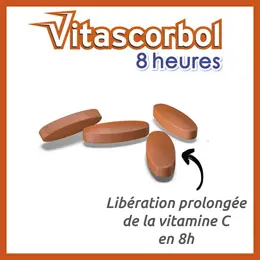 Vitascorbol 8 Heures 500mg 30 comprimés