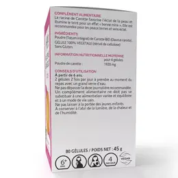 Arkopharma Arkogélules Peau terne & Sans éclat Carotte BIO 80 gélules