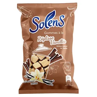 Solens gomma vaniglia liquirizia 100g