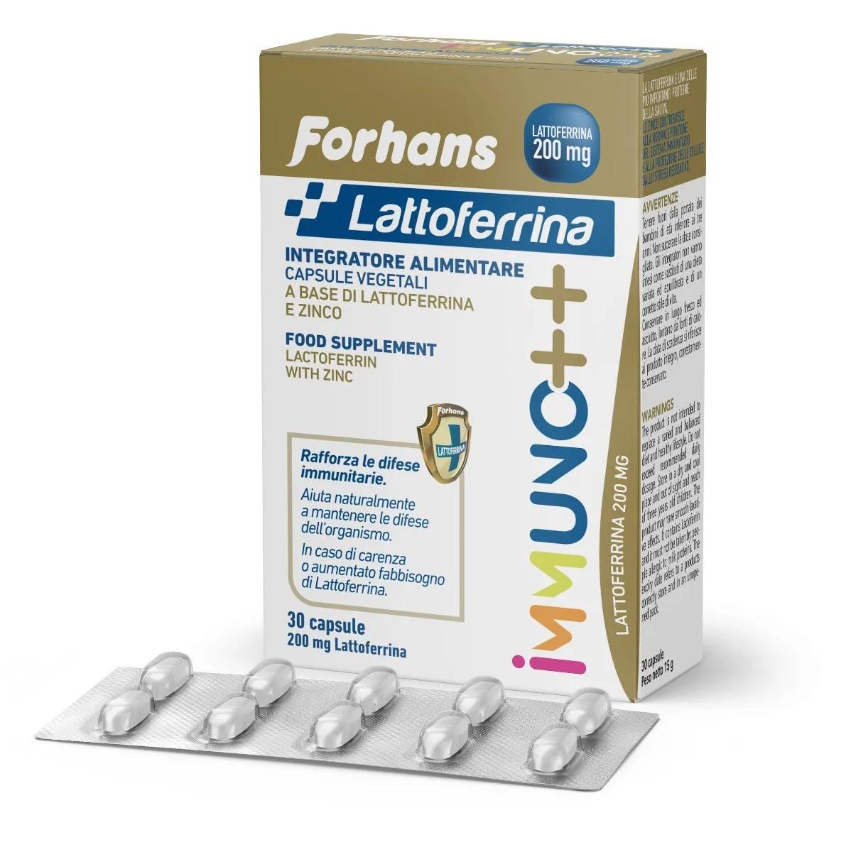 Forhans Lattoferrina Immuno++ 200 mg 30 Capsule