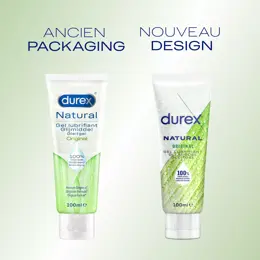 Durex Gel Lubrifiant 100% d'origine Naturelle - Formule Originale - 100ml