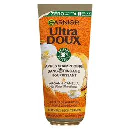 Garnier Ultra Doux Après-Shampoing Nourrissant Sans Rinçage Argan Camélia 200ml