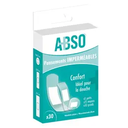 Marque Verte ABSO Pansements imperméables - Boîte de 30