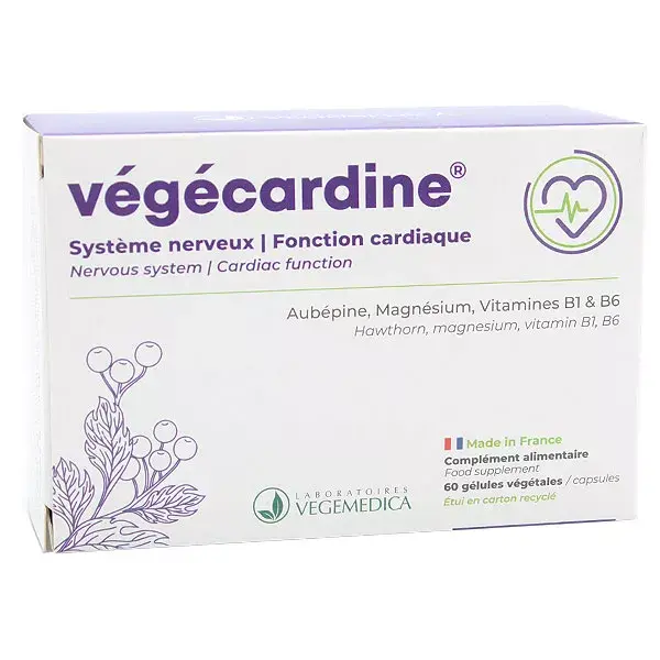 Vegemedica Vegecardine 60 gélules
