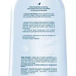 Biolane - Eau Pure H2O - Nettoyant Pour Visage, Corps & Siège Du Bébé - 350ml