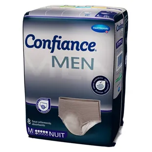 Hartmann Confiance Men Notte Assorbimento 6 Gocce taglia M 8 Pannoloni