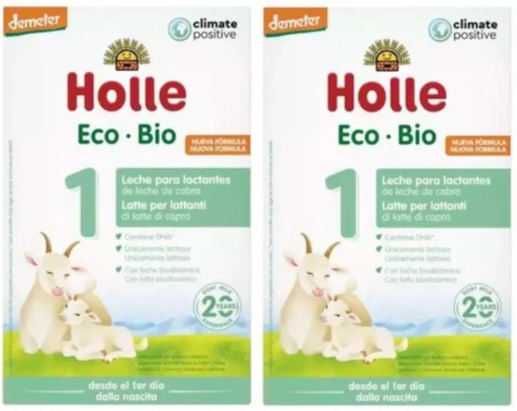 Holle Lait de Chèvre 1 ECO Nourrissons 2x400 gr