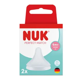 Nuk Perfect Match Silicone Teat XL Flow +6m 2 units