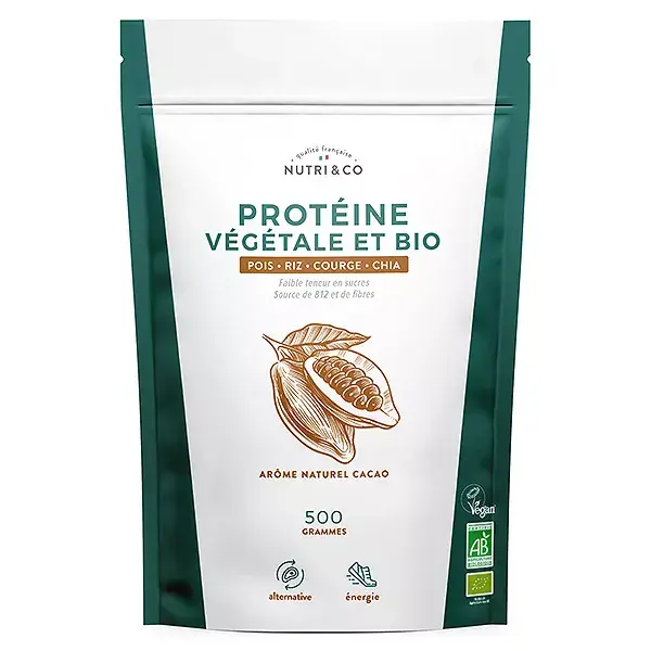 Nutri & Co Protéine Végétale et Bio 500g