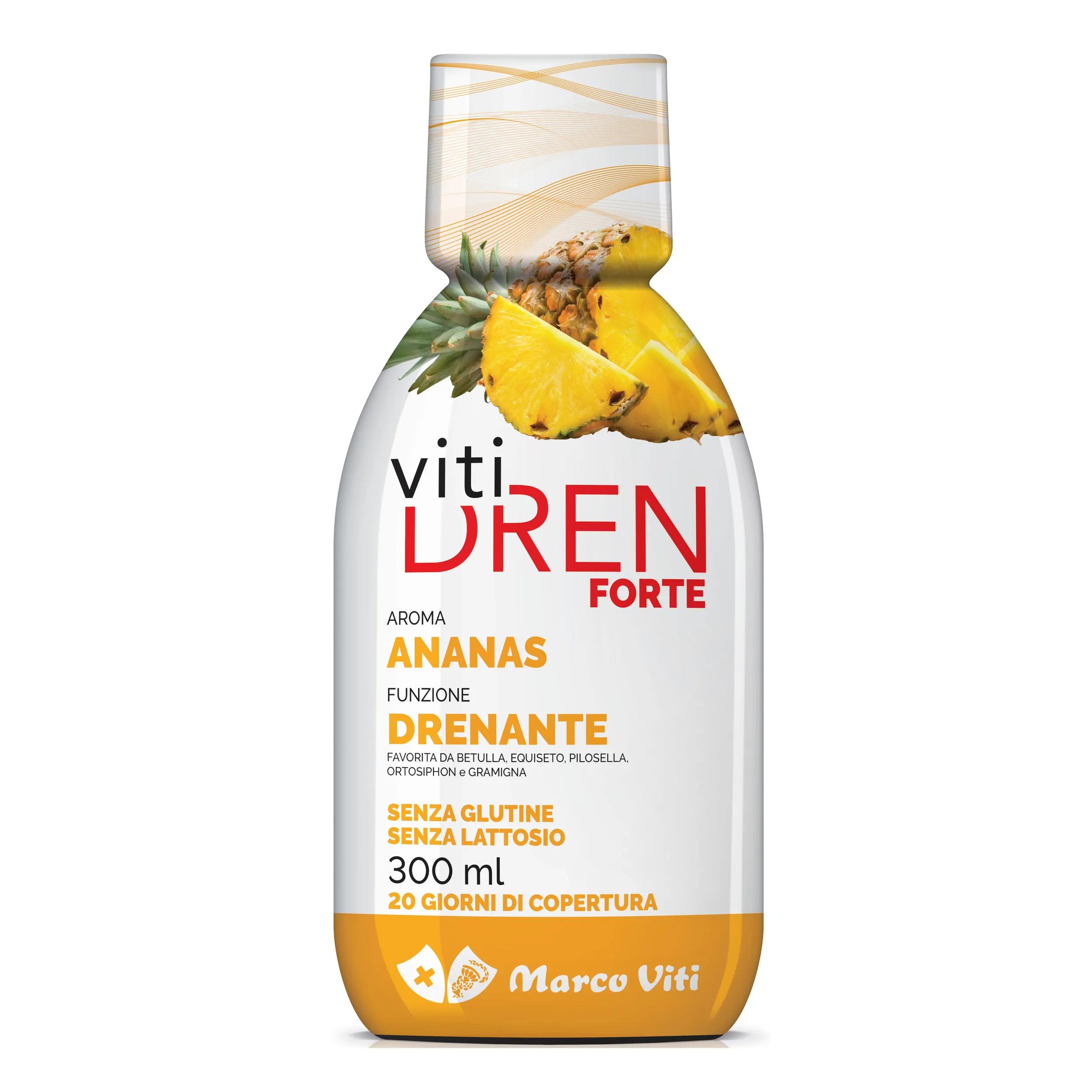 Vitidren Forte Ananas Integratore Drenante 300 ml