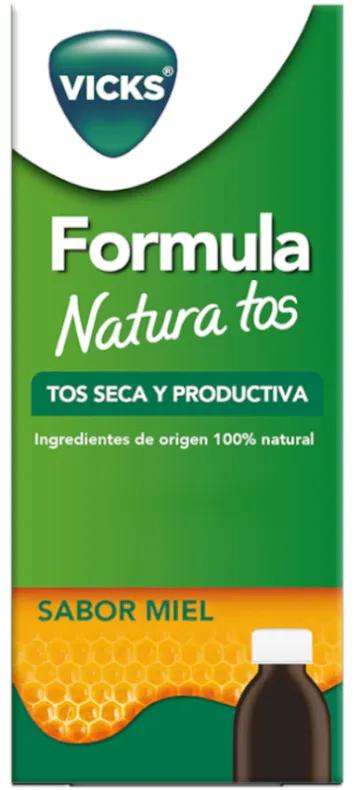 Vicks Formula Natura Sirop antitussif 2en1 Miel 140 ml