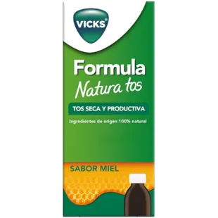 Vicks Formula Natura Cough Relief Syrup 2in1 Honey 140 ml