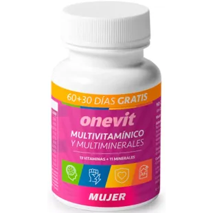 Onevit Multivitamínico Mujer 60+30 Cápsulas