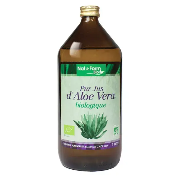 Jugo puro de NAT y la forma de Aloe Vera Bio 1 L