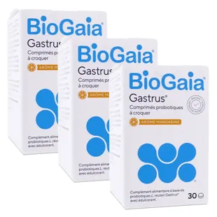BioGaia Gastrus Gusto Mandarino 30 compresse - Confezione da 3