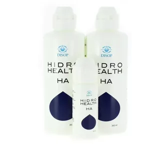 Unique solution soft lenses Health Hydro has 2 x 360 ml 60 ml