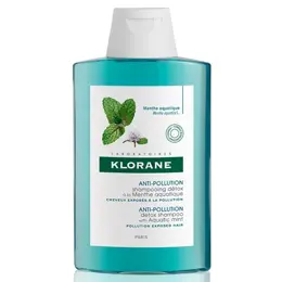 Klorane Menthe Aquatique Shampooing Détox Anti-Pollution 200ml