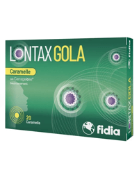 Lontax Gola Caramelle per Mal di Gola e Tosse 20 Caramelle