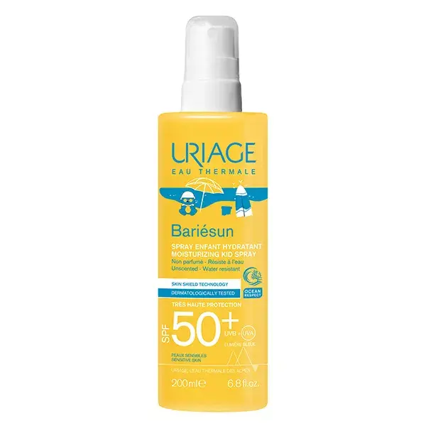 Uriage Bariésun Spray Solaire Hydratant Enfant SPF50+ Sans Parfum 200ml