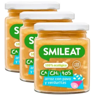 Smileat Jar CA-CHI-TOS Rice with Turkey and Vegetables +10m 3x230 gr