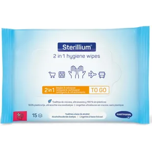 Sterillium 2-in-1 Disinfectant Wipes 15 units