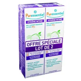 Puressentiel Hygiène Intime Gel Lavant Douceur Bio Lot de 2 x 250ml