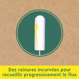 Nett 100% Coton Bio Tampon Normal avec Applicateur 16 unités