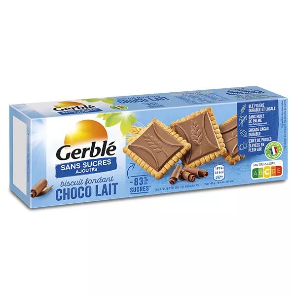 Gerblé Galletas De Chocolate Con Leche Fondant Sin Azúcares Añadidos 126g        