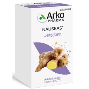 Arkopharma Arkocápsulas Jengibre BIO 40 Cápsulas