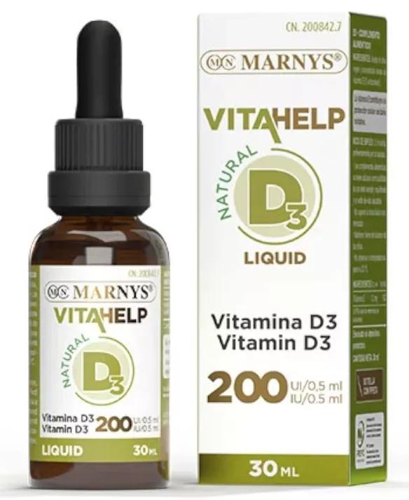Marnys Vitamina D Líquida Garrafas com Pipeta 30ml