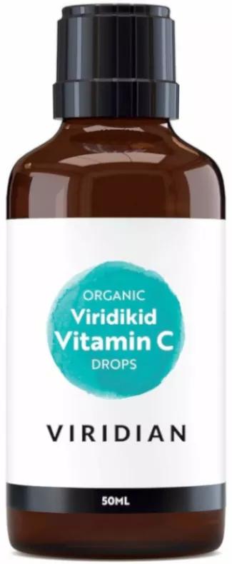 Viridian Viridikid Vitamina C Organica Gocce 50 ml