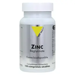 Vit'all+ Zinc Bisglycinate 15mg 100 gélules