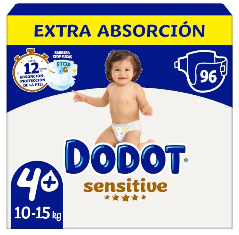 Dodot Sensitive T4+ Diapers (10-15 Kg) 96 units