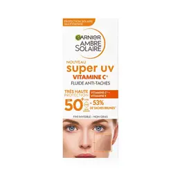 Garnier Ambre Solaire Super Uv Vitamine C Fluide Anti-Taches Spf 50+ 40ml