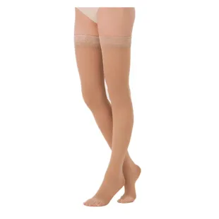 Calze autoportanti semitrasparenti Sigvaris Essential Classe 1 Taglia Normale S Dune