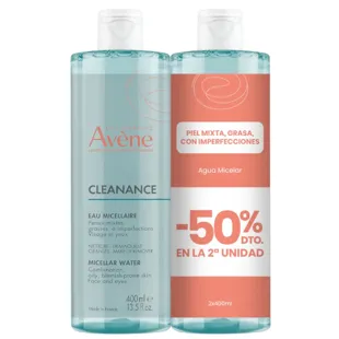 Avène Cleanance Micellar Water 2x400 ml