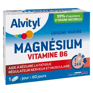 Alvityl Megnesio Vitamina B6 Liberazione Prolungata a partire da 12 anni 60 compresse