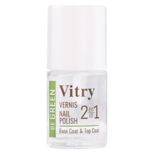 Vitry Enamel Be Green 2&amp;1 Base&amp;Top Coat 10 ml