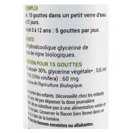 Oemine Macérât Glycériné Vigne Bio 30ml