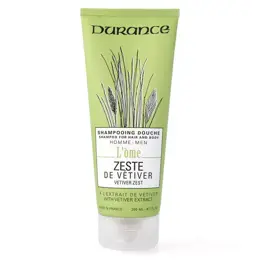 Durance Shampoing Douche L'òme Zeste de Vétiver 200ml