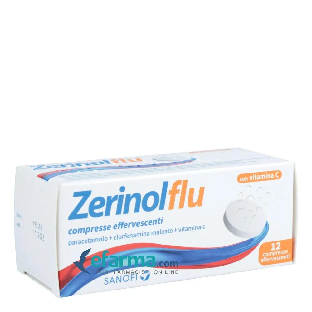 Zerinolflu Effervescente Analgesico Antipiretico 12 Compresse Effervescenti