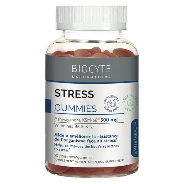 Biocyte Gummies Stress - Fatigue, Anti-Stess - Vitamine B6 - 60 gummies