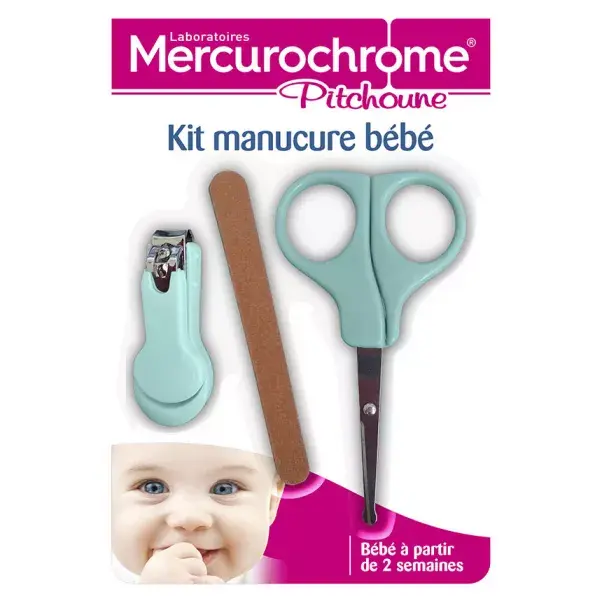 Mercurochrome Pitchoune Kit Manucure Bébé