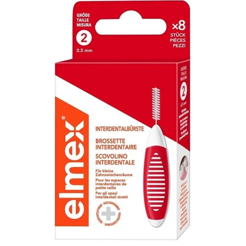 Elmex Scovolino Interdentale Rosso 0.5mm 8 Pezzi